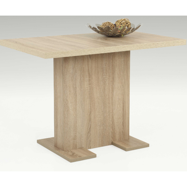Table de salle à manger Lisannah 110/150x70 cm-chêne Sonoma