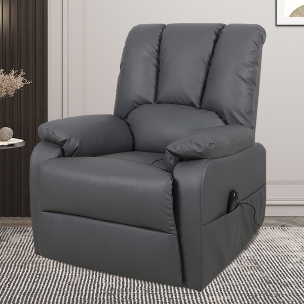 Fauteuil relax Osaka avec releveur | réglable électriquement | gris foncé