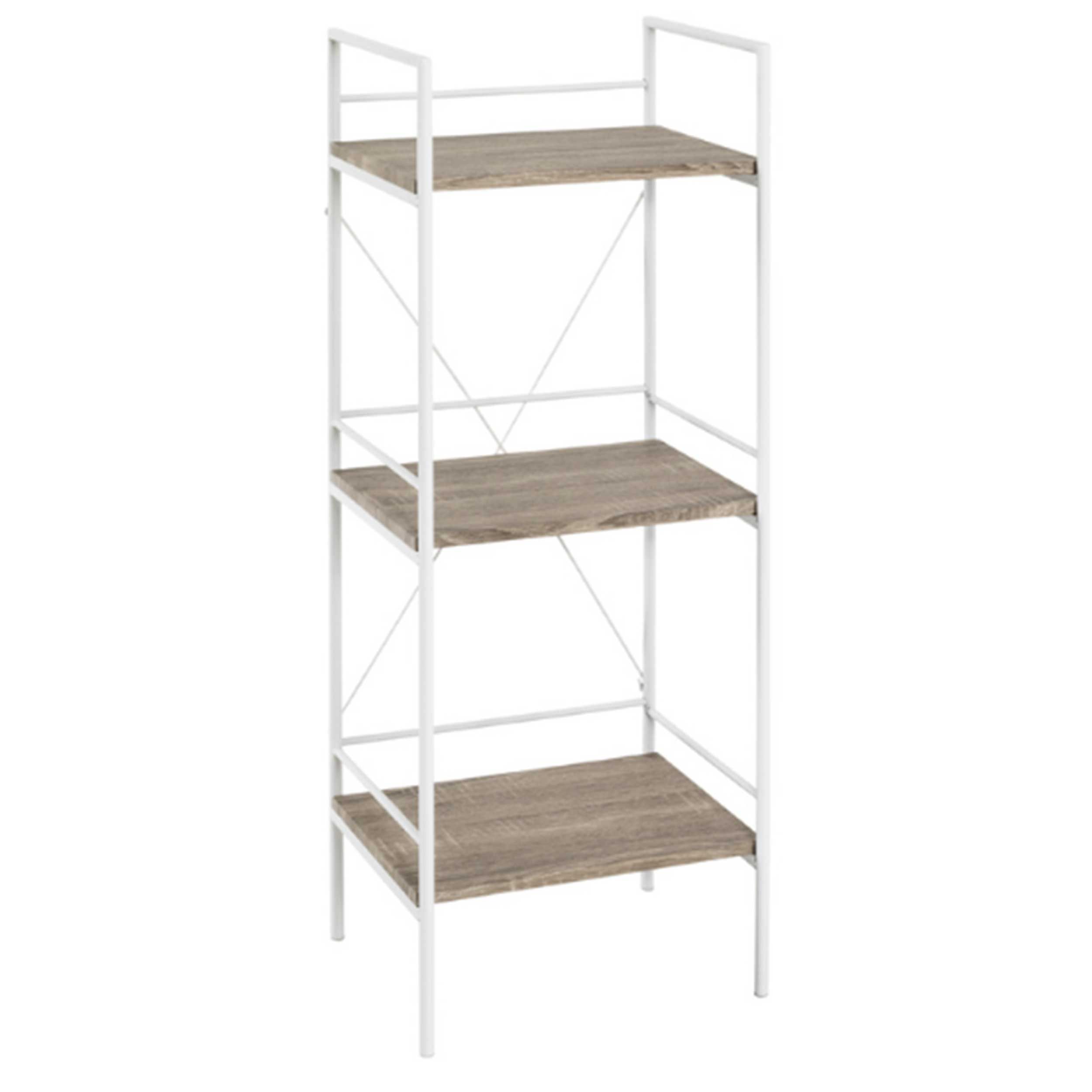 Etagère Pepijn - 34x27x96 cm - MDF/blanc