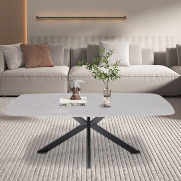 Table basse Helios | 130 x 70 x 45 cm | Gris