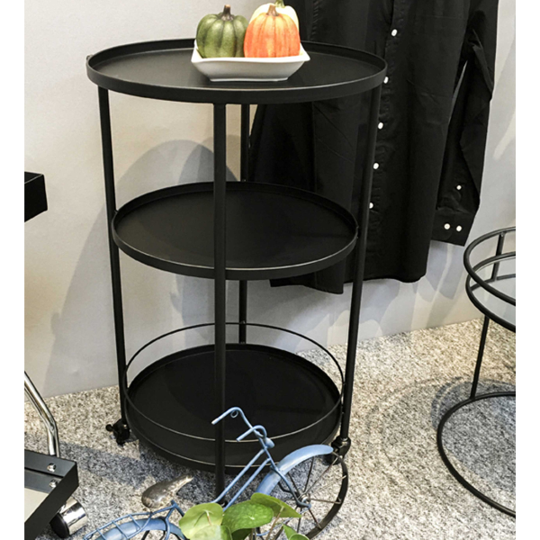 Table d'appoint | Ø45 x 75 cm | Noir