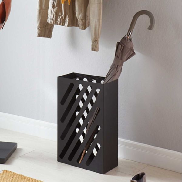 Porte-parapluies | 60 x 15 x 20 cm | Noir