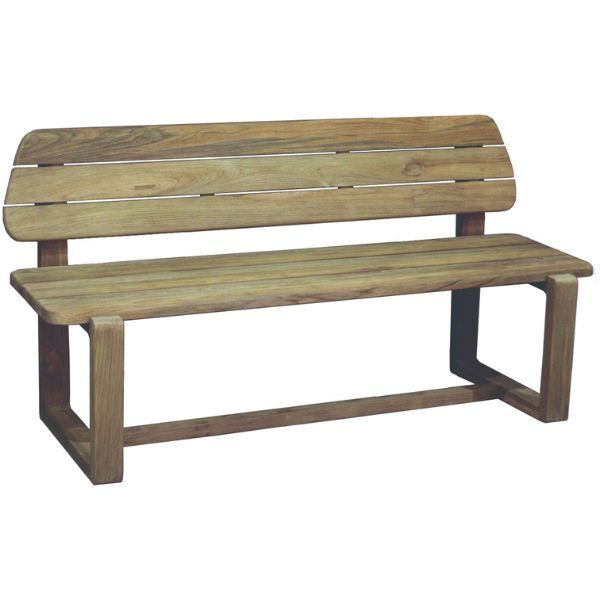 Banc de jardin Leon | 160 x 56 x 90 cm | Teck