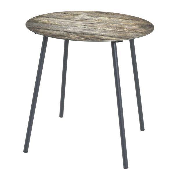 Table d'appoint | Ø40 cm x 41 cm | Parquet design