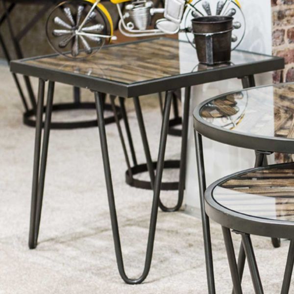 Table d'appoint | 50 x 50 x 50 cm | Anthracite