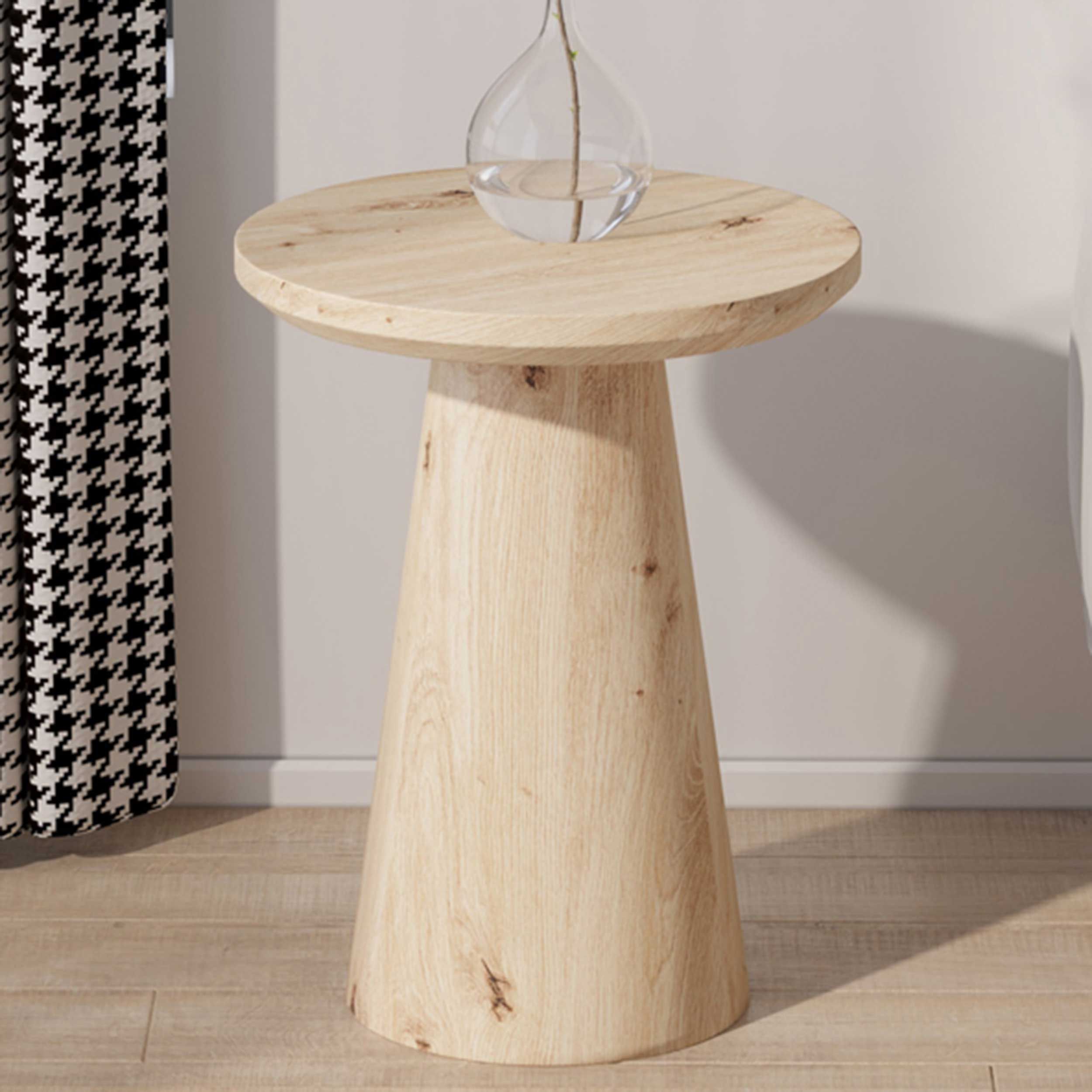 Table d'appoint Lukas | Ø45 x 55 cm | Old Oak design
