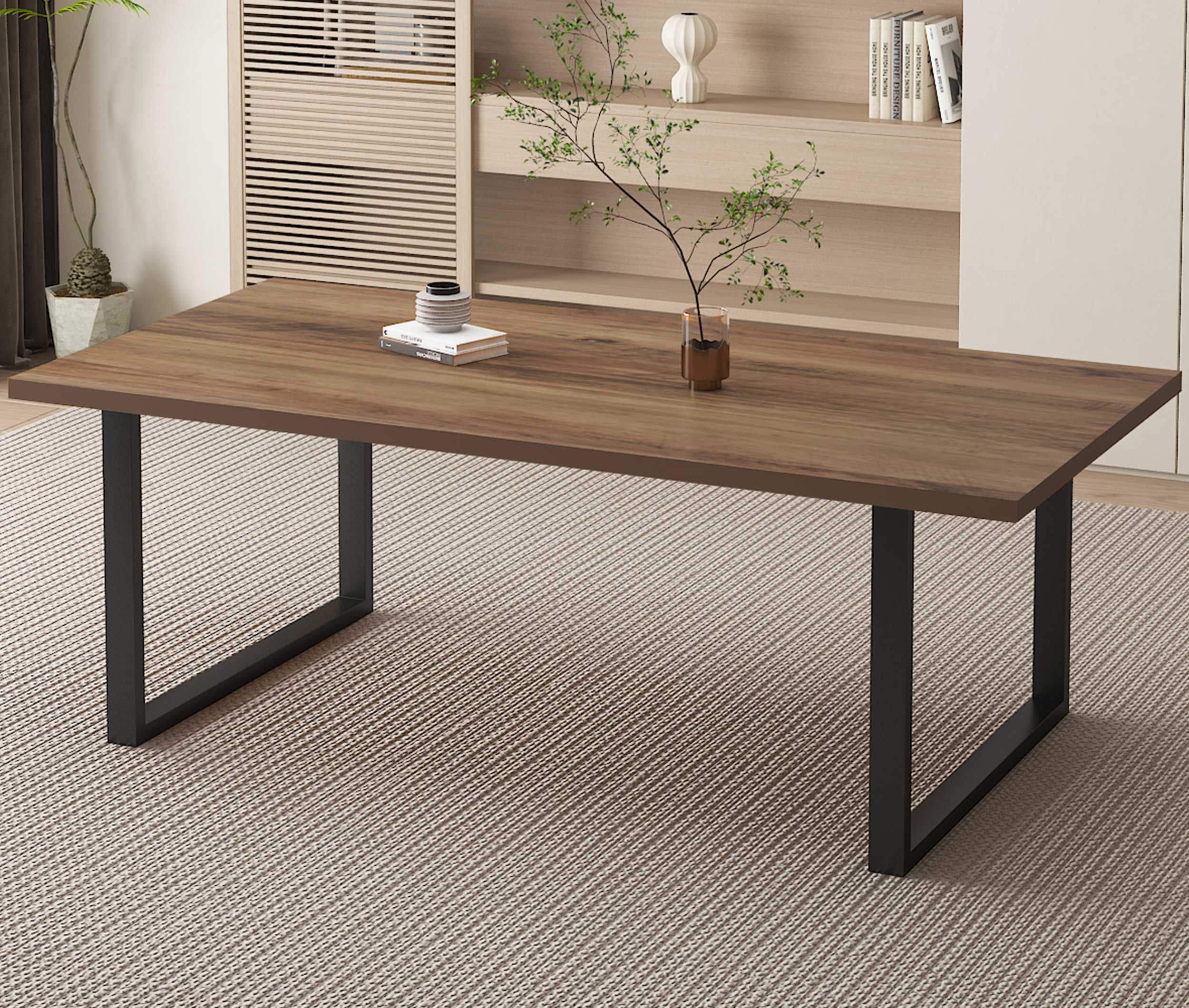 Table Alexander Decor Mango 200 cm | Pieds en métal | Plateau 36mm