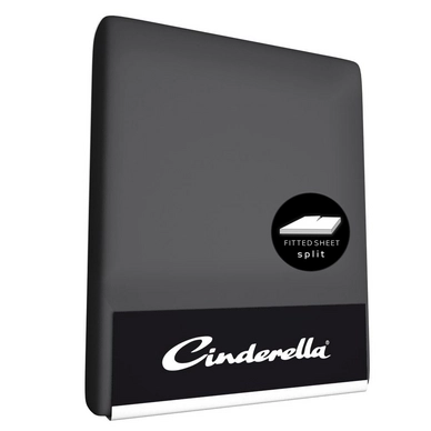 Drap-Housse Surmatelas Scission Cinderella Anthracite (Satin)