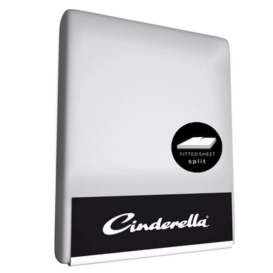 Drap-Housse Surmatelas Scission Cinderella Light Grey (Satin)
