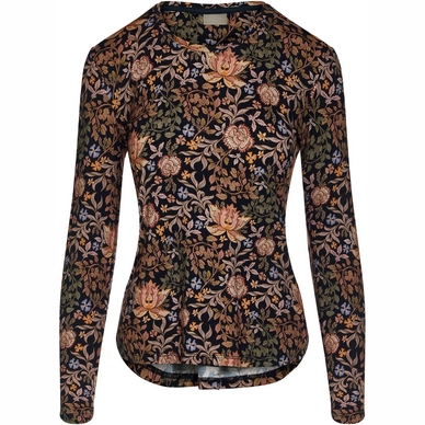 Chemise de Pyjama Femmes Waona Ophelia Long Sleeve Nightblue