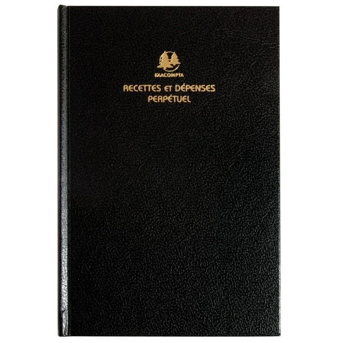Agenda perpétuel Recettes et Dépenses EXACOMPTA