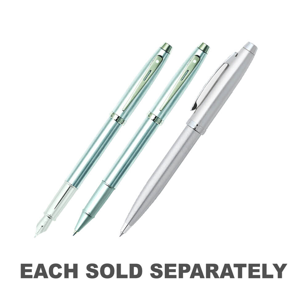 100 stylo chromé / chrome brossé