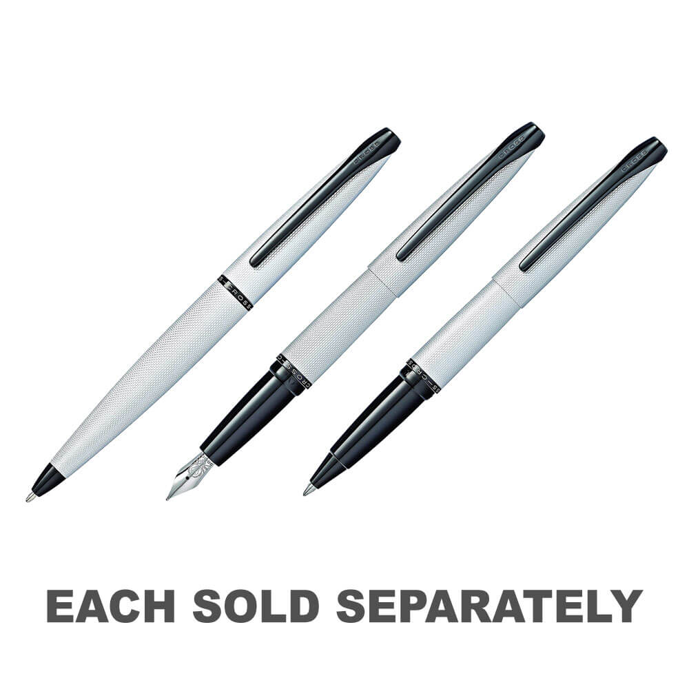 Stylo en diamant gravé au chrome brossé ATX