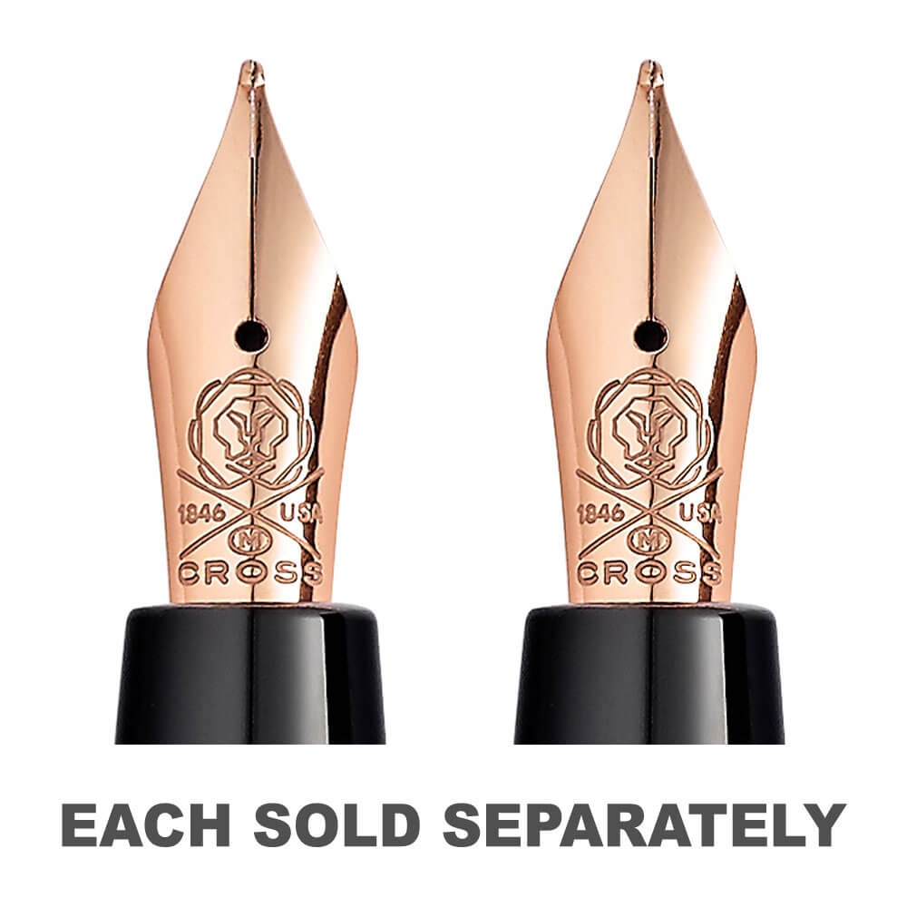 ATX NIB ACIER INOXDUBLE / GOLD ROSE