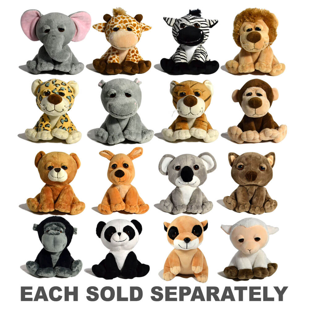 18 cm Animal sauvage assis