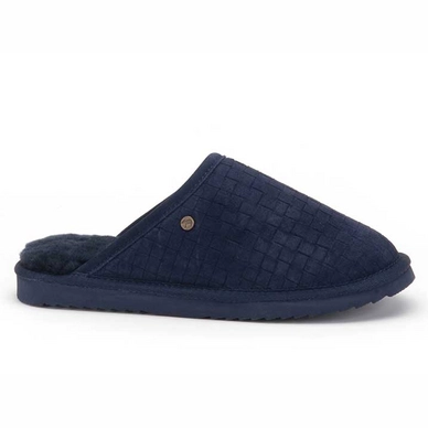 Chaussons Warmbat Men Classic Suede Braided Dark Navy