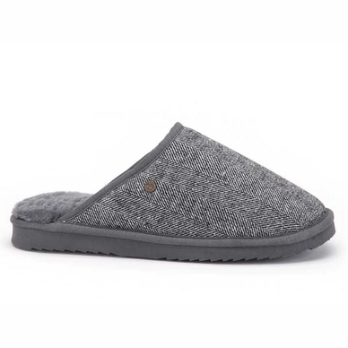 Chaussons Warmbat Men Classic Herringbone Dark Grey