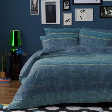 Parure de Lit Damai Norval Aqua Coton
