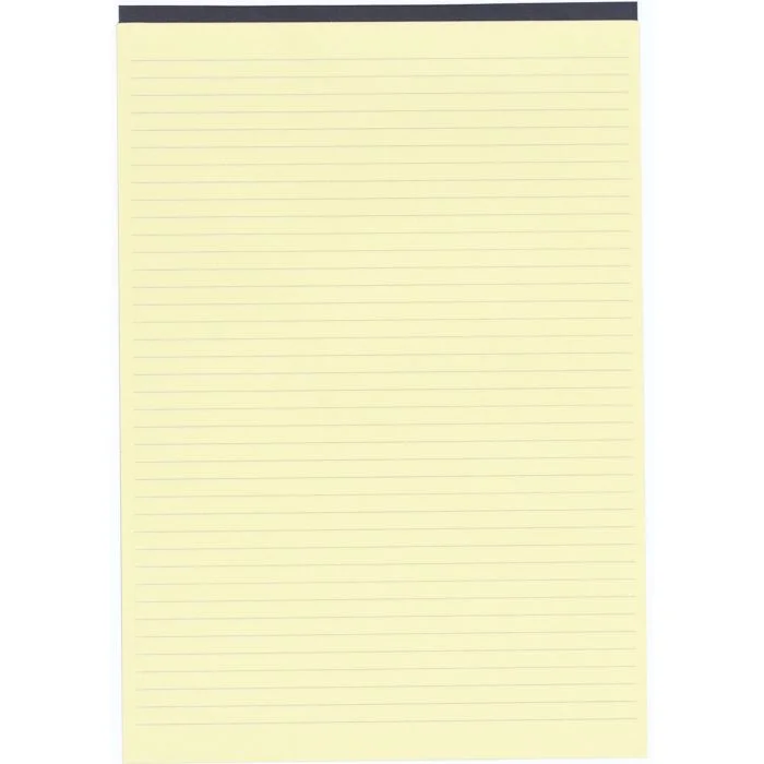 Bloc-Notes - Feuilles lignées - Jaune EXACOMPTA