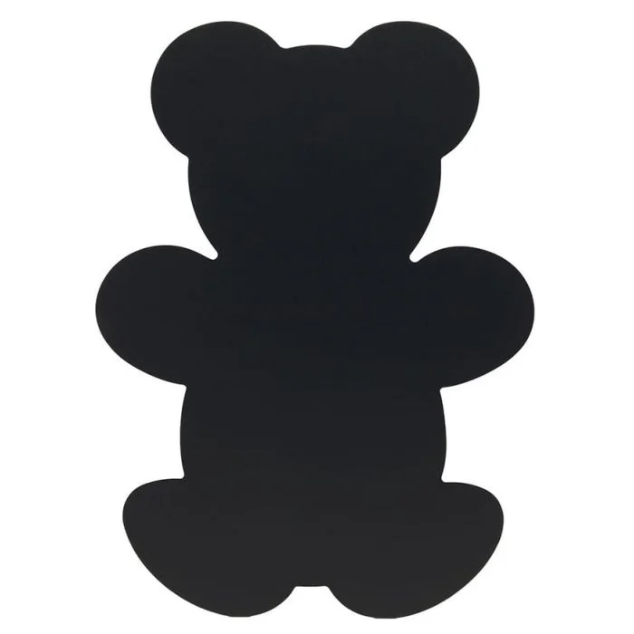 Tableau noir décoratif - Ardoise 400 x 300 mm Ours SECURIT Silhouette