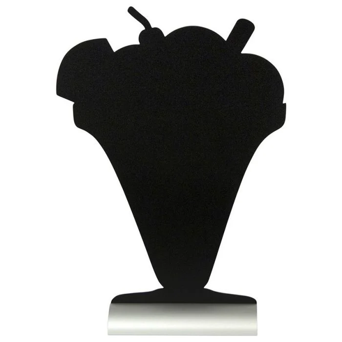 Ardoise de Table - Forme Coupe de Glaces SECURIT Silhouette