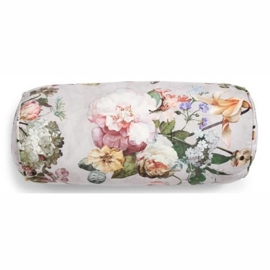 Coussin Décoratif Essenza Fleur Neckroll Grey (22 x 50 cm)