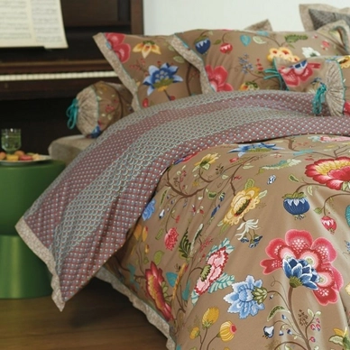 Housse de Couette PiP Studio Floral Fantasy Khaki Percale