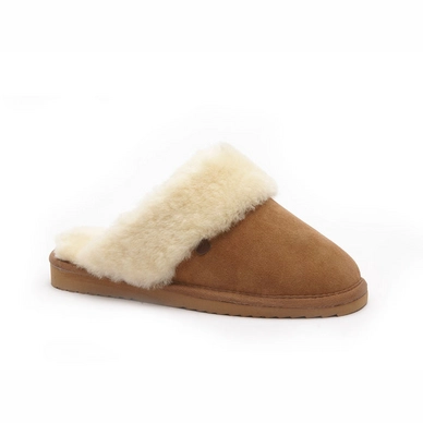 Chaussons Warmbat Flurry Slipper Women Suede Cognac