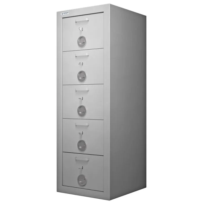 Armoire forte coupe-feu à 5 Tiroirs à clé identique HARTMANN CLASS