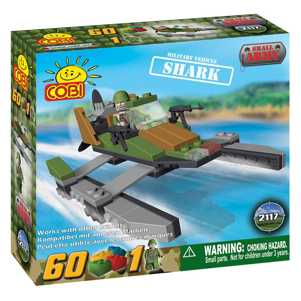 Petite armée 60 pièces Shark Military Vehicle Construction