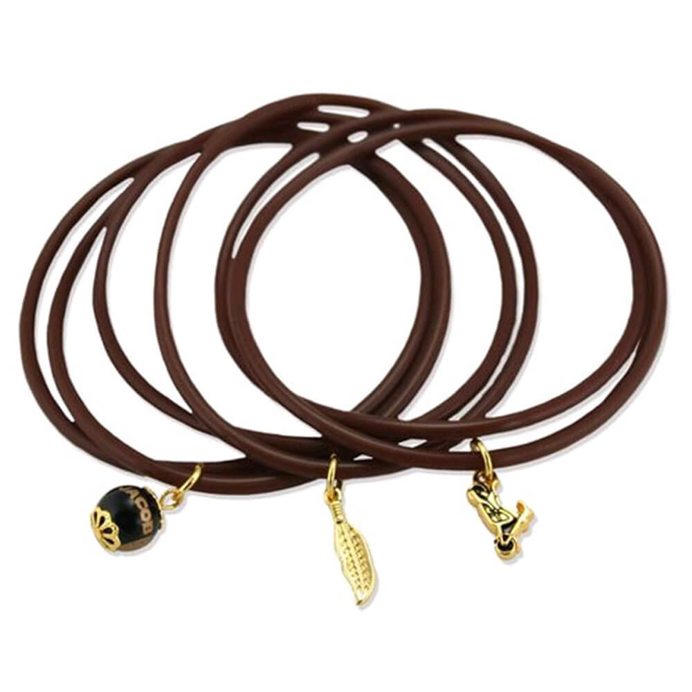 Twilight New Moon Jewelry Jelly Bangle avec charmes Jacob