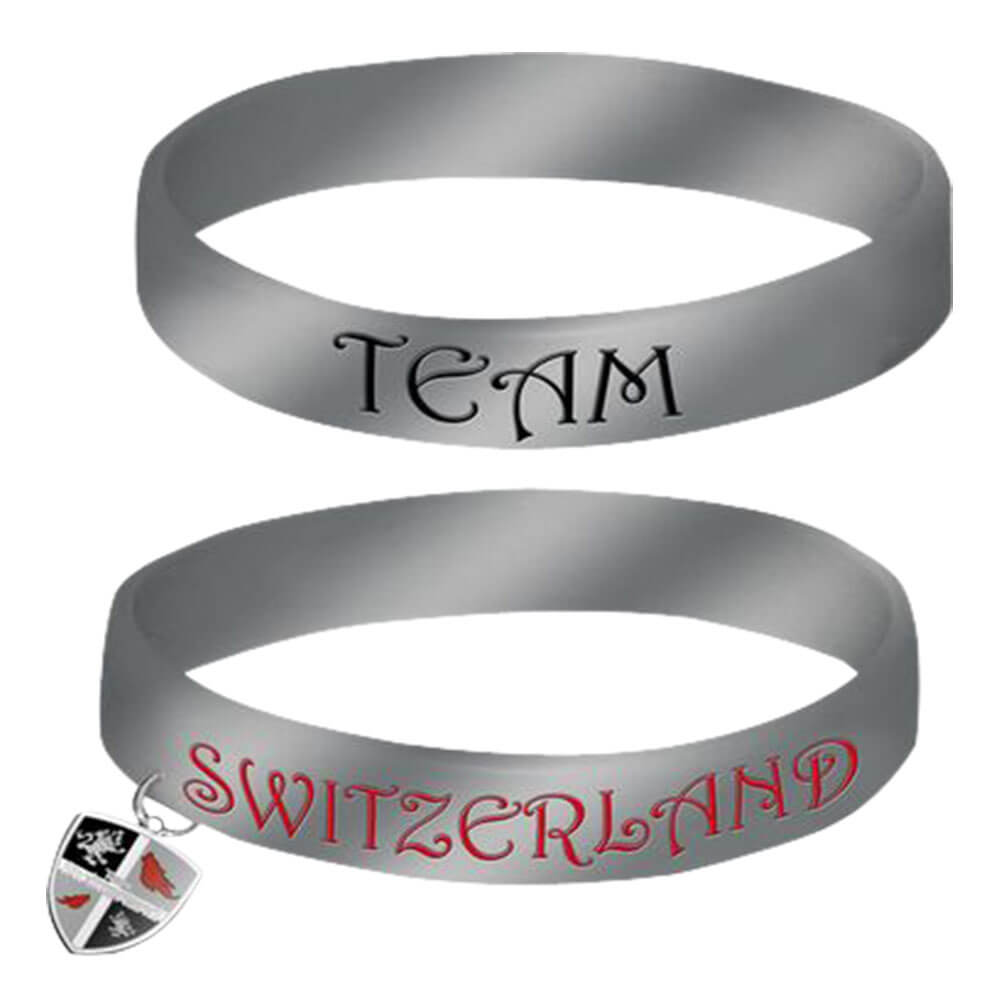 Twilight Saga Eclipse Bijoux Bracelets en caoutchouc TS Shield