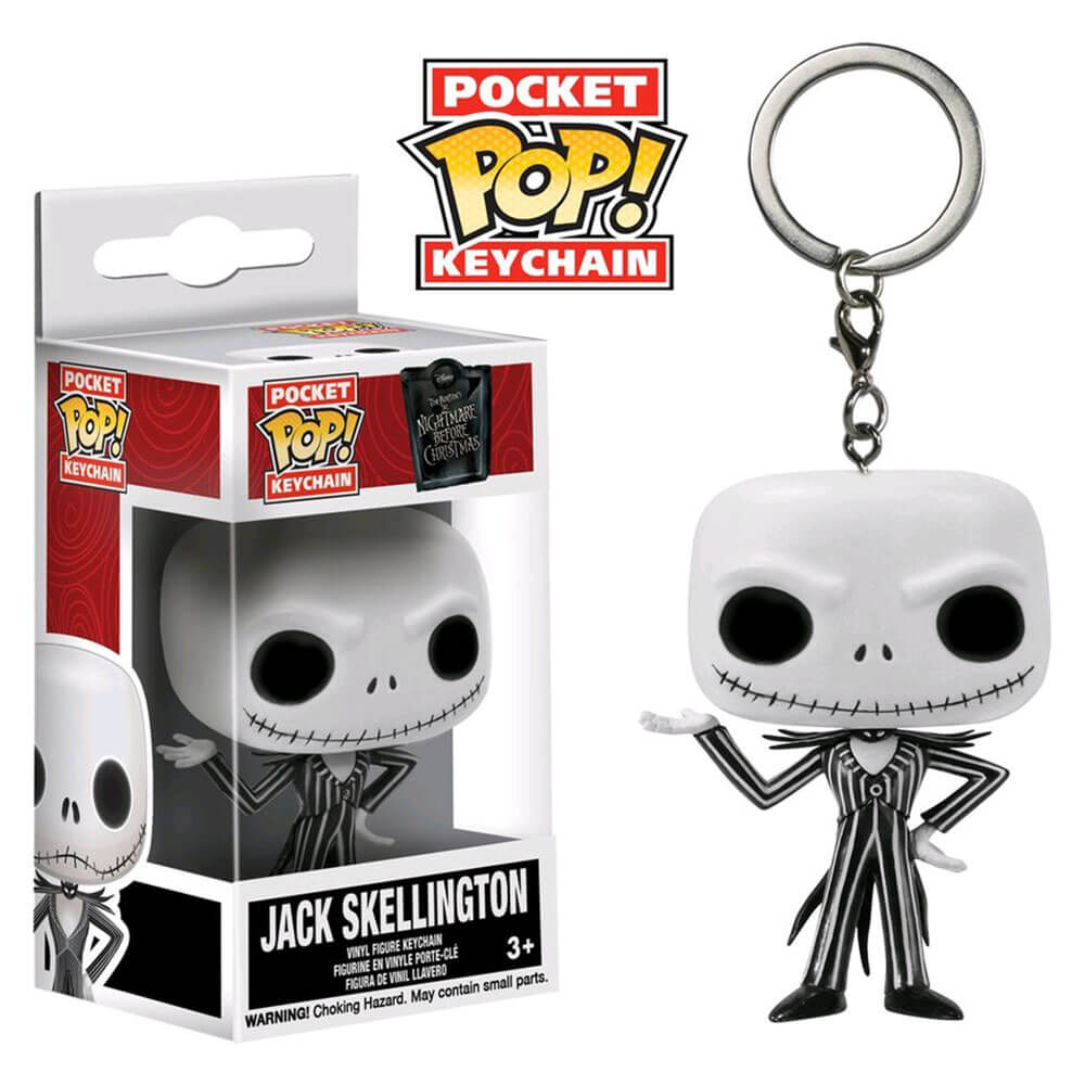 Cauchemar avant Noël Jack Skellington Pocket Pop Keychain