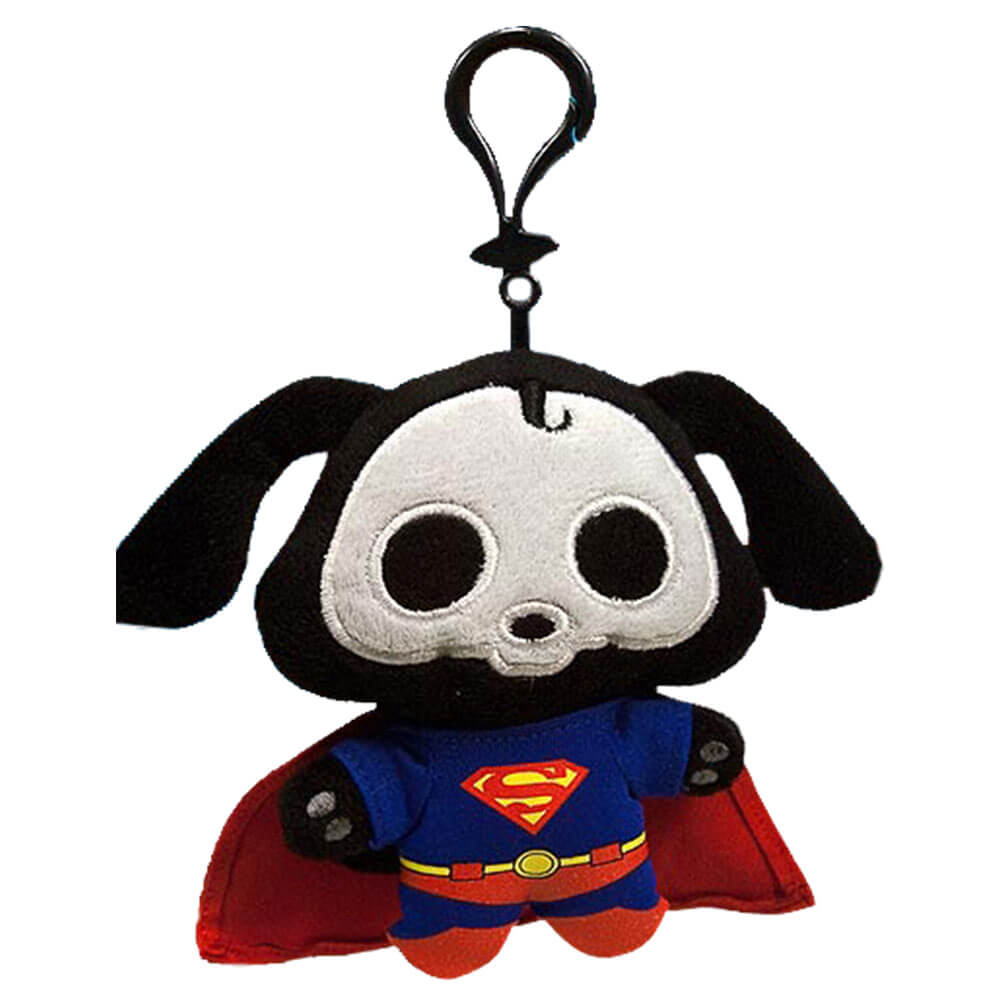 Skelanimals Superman Dax 4 "Clip-on Plush