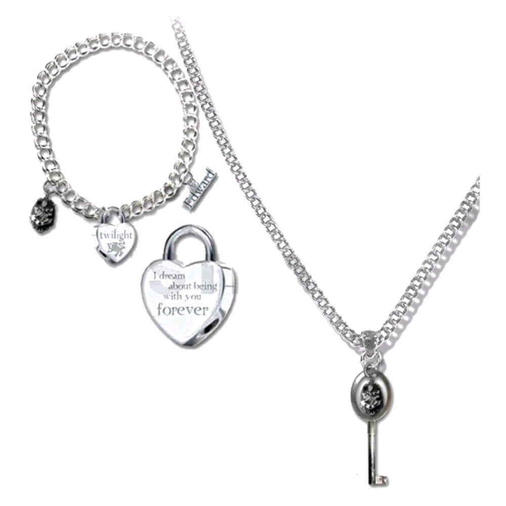 Twilight Jewelry Heart & Key Collier / Bracelet