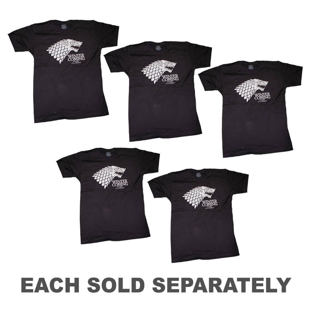 Game of Thrones T-shirt masculin hivernal Stark