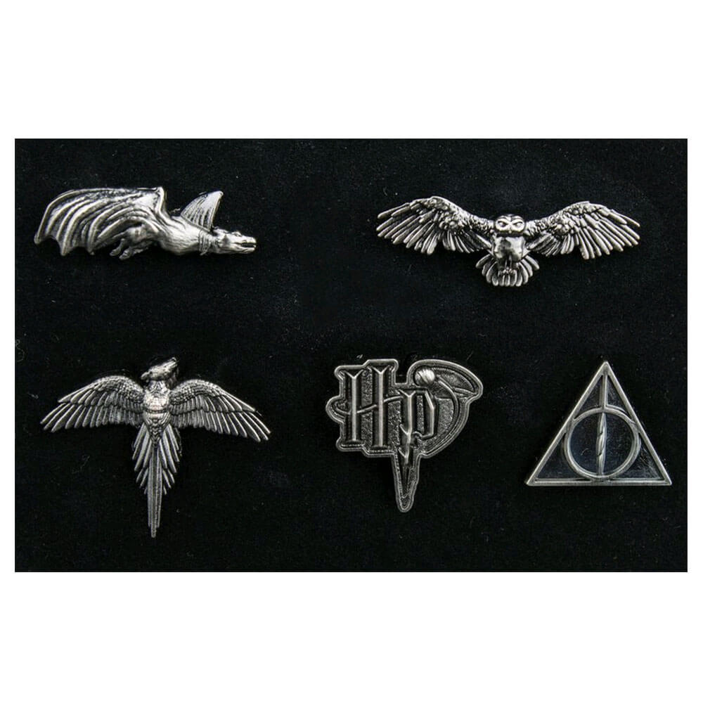 Ensemble d'épingle à revers des créatures Harry Potter