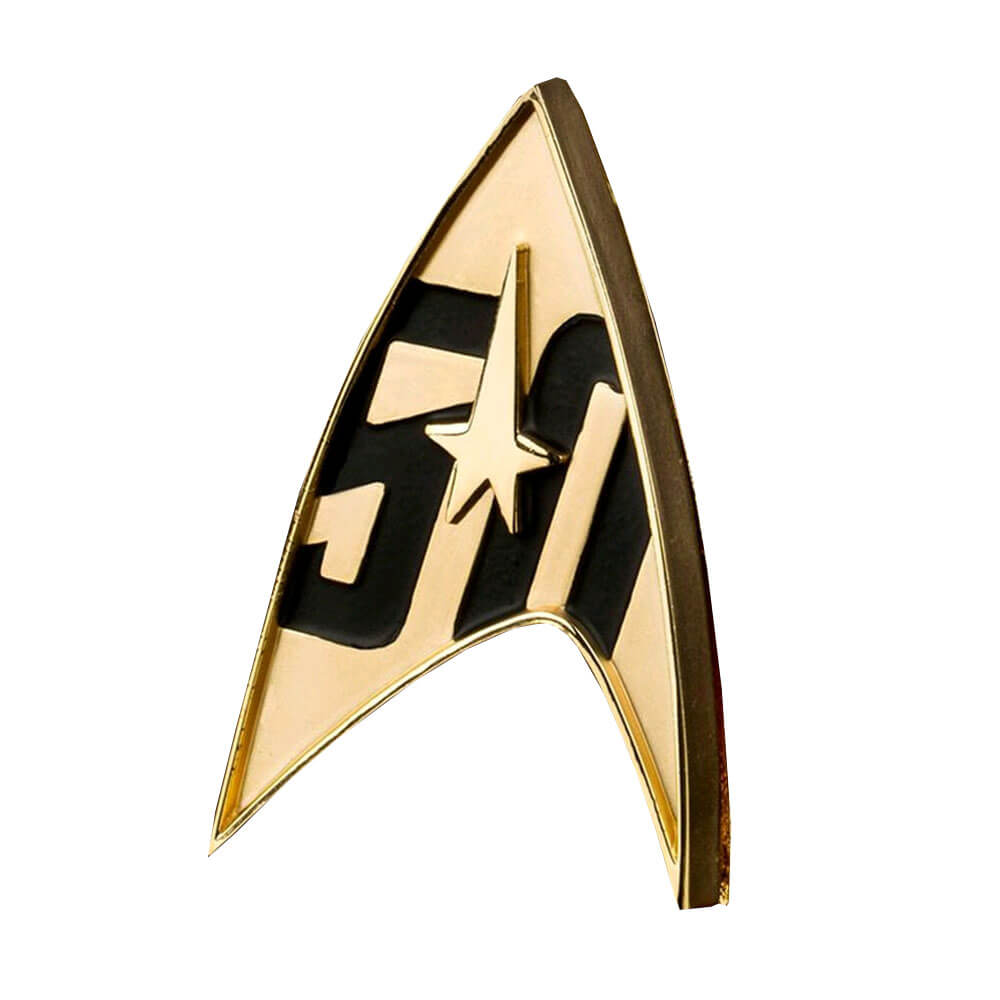 Badge de réplique du 50e anniversaire de Star Trek