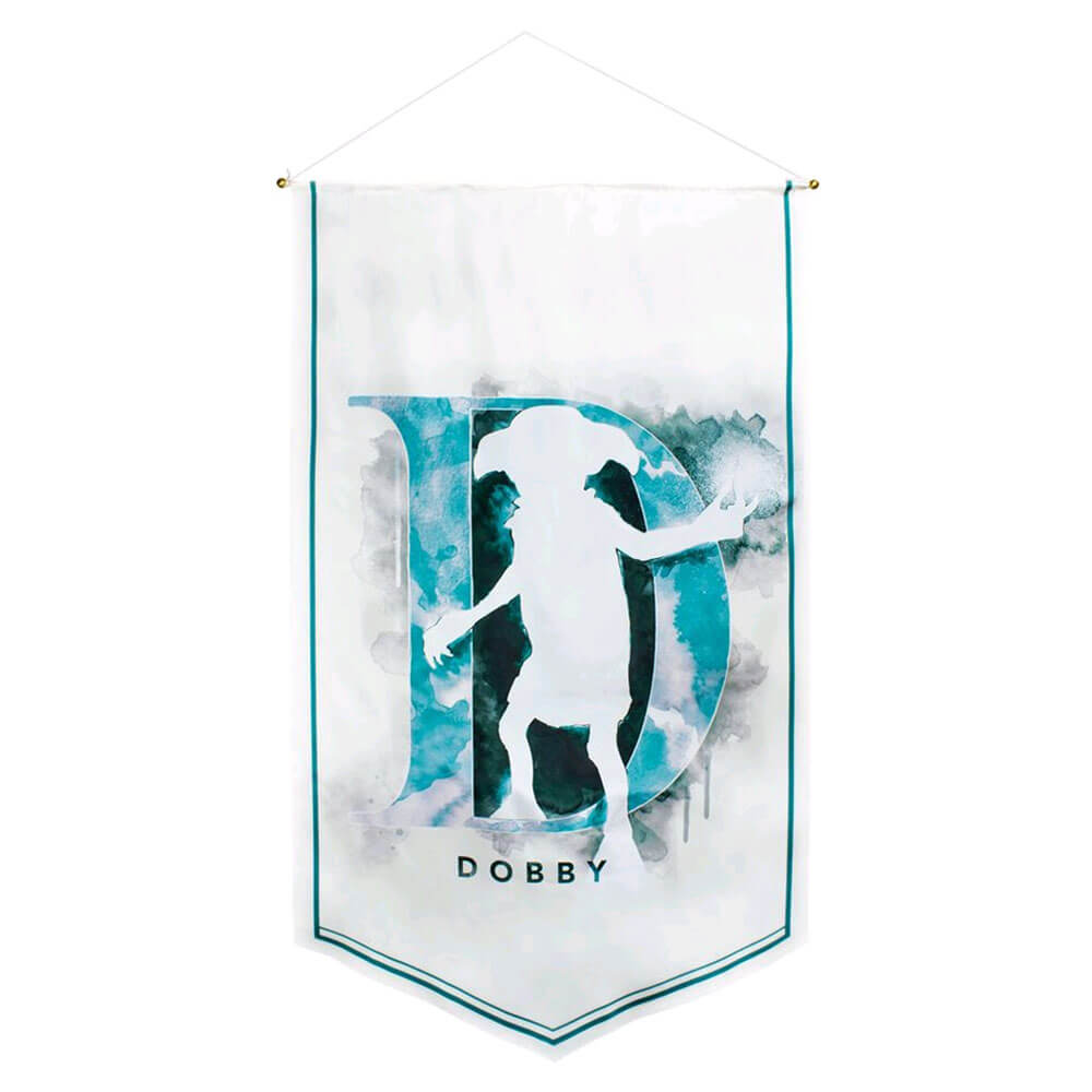 Banner en satin aquarelle de Harry Potter Dobby