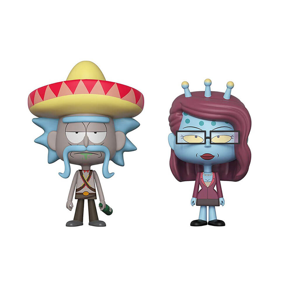 Rick et Morty Rick avec Sombrero & Unity Vynl.