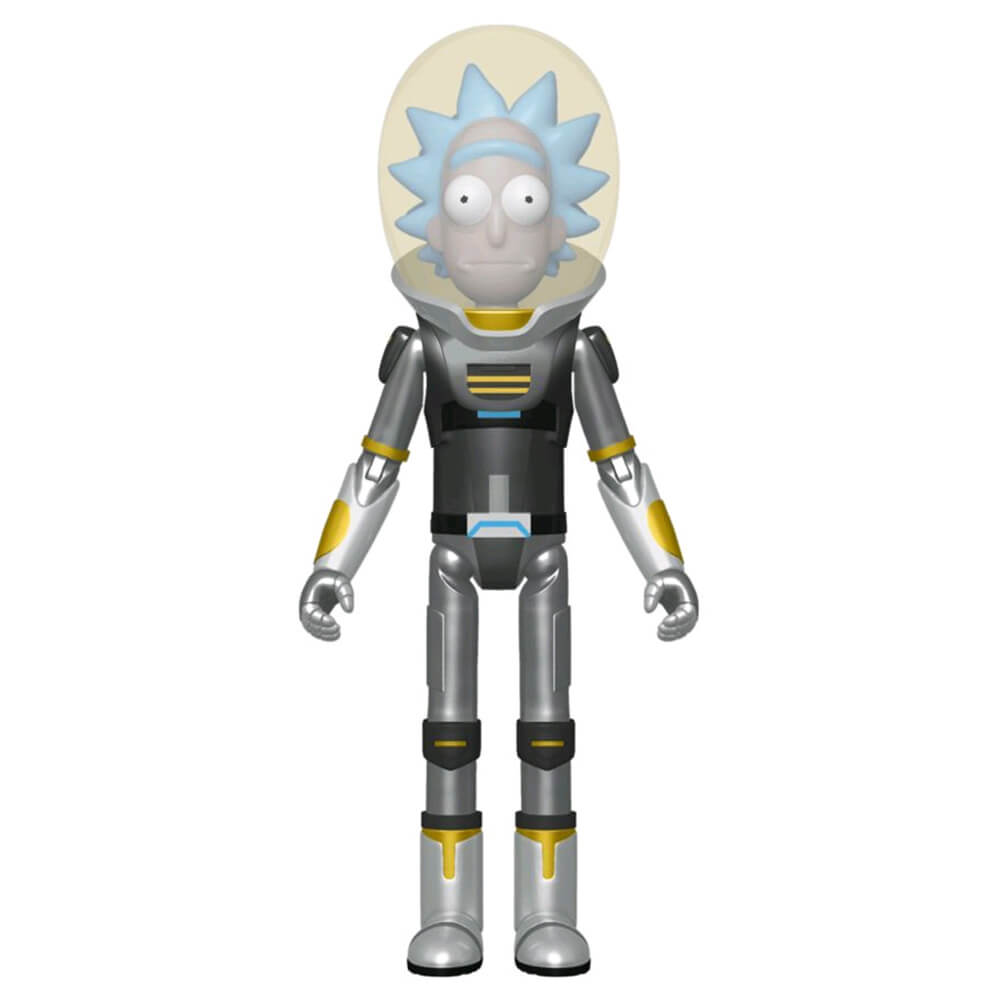 Rick Morty Space Suit Rick Metallic Us Excl Action Figure d'action