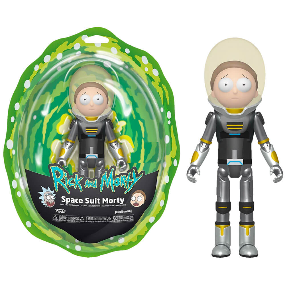 Rick et Morty Space Suit Morty Metallic Action Figure