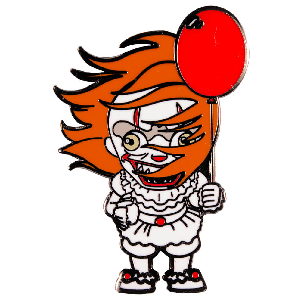 IT (2017) Pin d'émail à capuchon de cheveux de balayage de pennywise