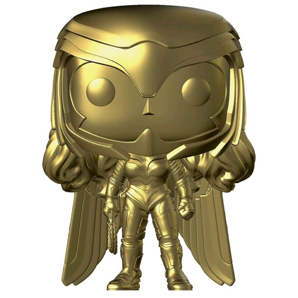 Wonder Woman 1984 Power Pose Gold Chrome Us Ex. Populaire