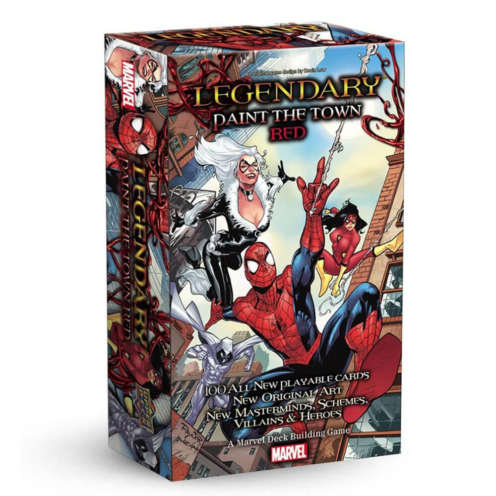 Marvel Legendary Paint Town Town Red Deck-Building Game Expansion