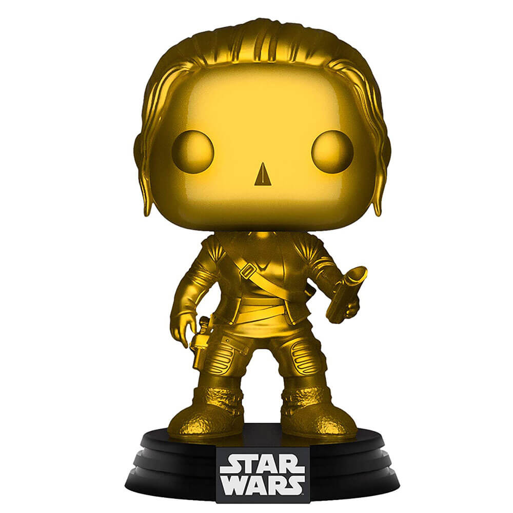 Star Wars Rey Gold Metallic Us Exclusive Pop! Vinyle
