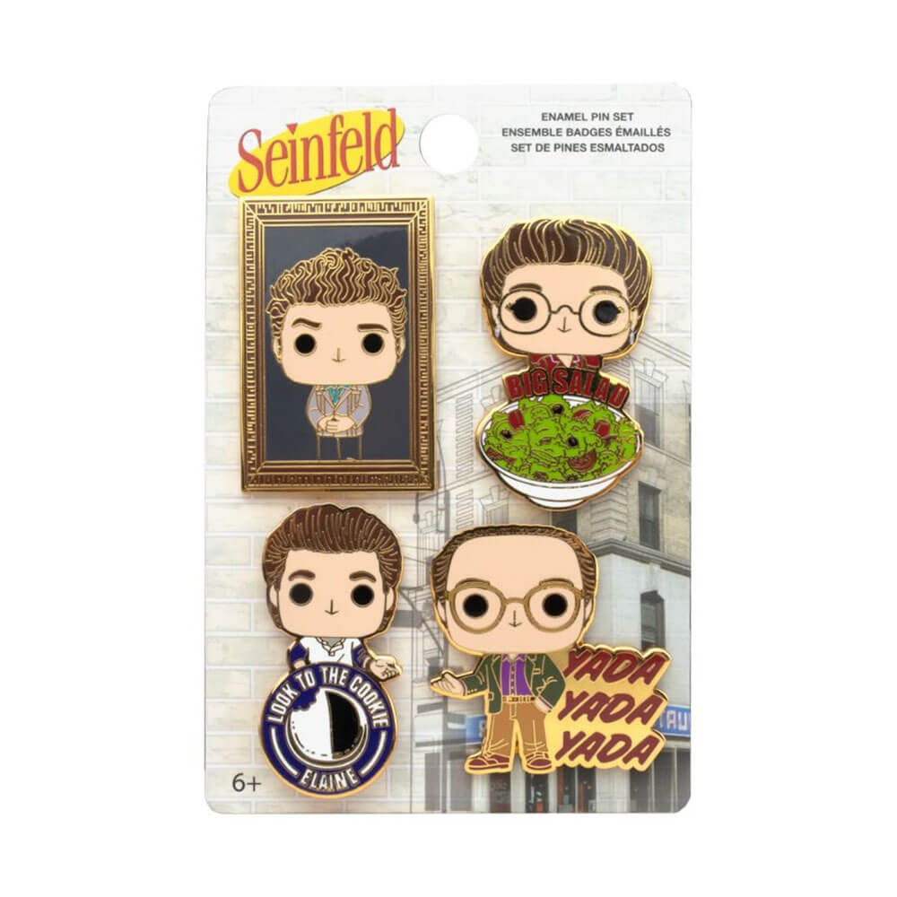 Seinfeld Pop! Broche en émail 4pk