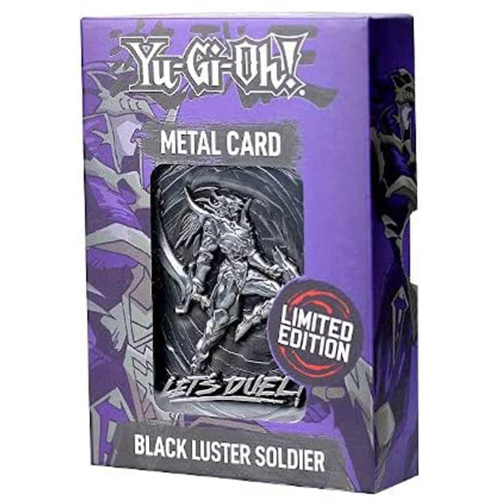 Yu-gi-oh! Carte de métal de soldat lustre noir