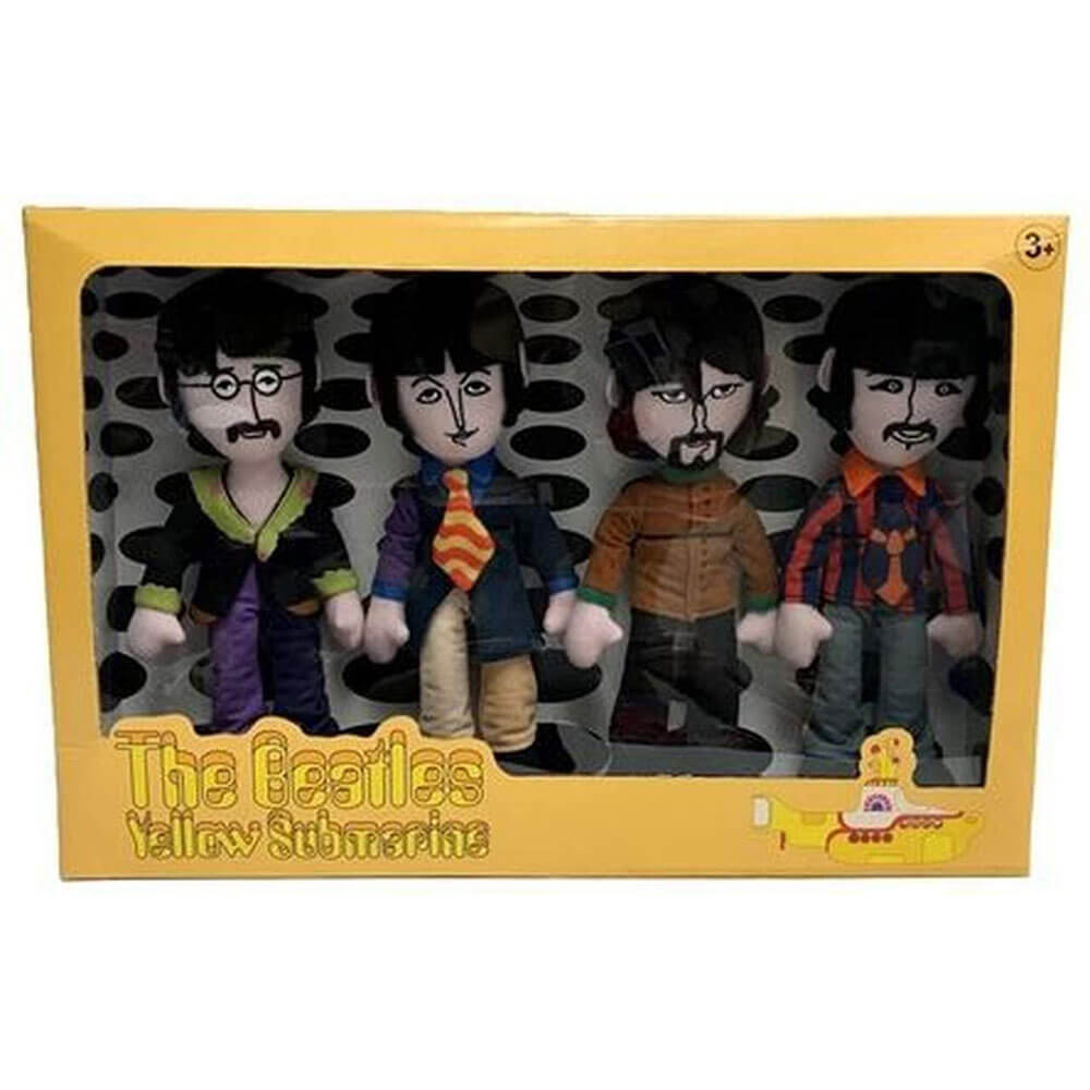 Le coffret de peluche des membres du groupe Beatles 4
