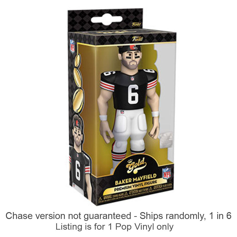 NFL Browns Baker Mayfield 5 "Vinyl Gold Chase Ships 1 sur 6